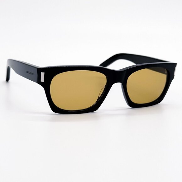NEW SAINT LAURENT SUNGLASSES SL402 010 UNISEX BLACK/YELLOW EYEWEAR SL 402 010 - Picture 6 of 9